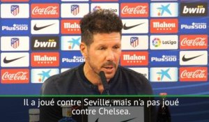 7e j. - Simeone : "Gameiro a le désir d'obtenir du temps de jeu"