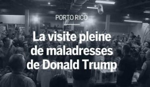Porto Rico : la visite pleine de maladresses de Donald Trump