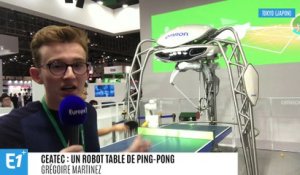 CEATEC : un robot table de ping-pong pour jouer contre la machine