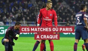 Foot - L1 : Ces matches où Paris a craqué