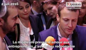 Emmanuel Macron, ce président super-VRP