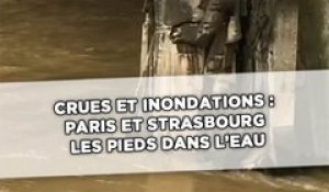 Crues et inondations : Paris et Strasbourg les pieds dans l'eau