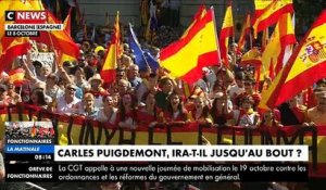 Indépendance de la Catalogne: A 18 heures ce mardi, Barcelone devra faire un choix