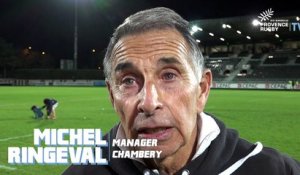 Provence Rugby / Chambéry : la réaction de Michel Ringeval