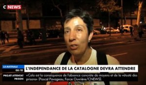Témoignages de Catalans en colère après la déclaration de leur Président - Regardez