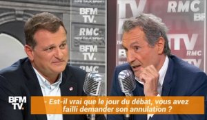 Louis Aliot évoque "un pépin physique" de Marine Le Pen, le jour du débat avec Emmanuel Macron