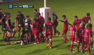 PRO D2 - Résumé Aurillac-Narbonne: 15-6 - J5 - Saison 2017/2018