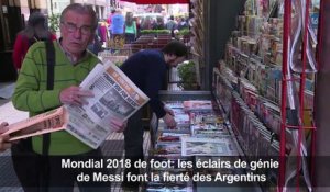 Foot: Les éclairs de génie de Messi font la fierté des Argentins