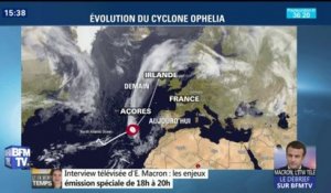 L'ouragan Ophelia devrait épargner la France mais toucher l'Irlande lundi