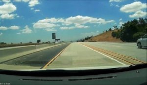 Il croise un chauffard à contre sens sur l'autoroute