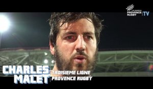 Limoges / Provence Rugby : la réaction de Charles Malet