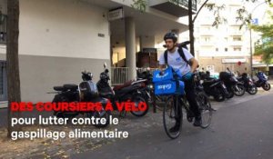 Des coursiers à vélo pour lutter contre le gaspillage alimentaire