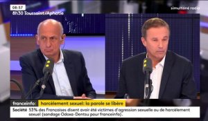 #Harcelement "L'omerta est terrible (...) j'ai 2 filles je n'ai pas envie qu'elles vivent dans une société comme cela", Nicolas Dupont-Aignan