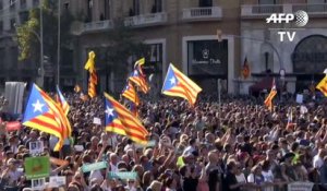 Barcelone: les Catalans à nouveau dans la rue