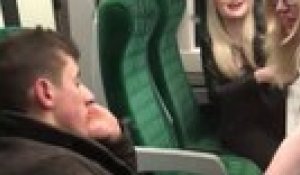 Ils abandonnent leur pote bourré, endormi dans le train