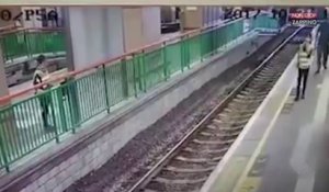 Un homme pousse violemment une femme sur les voies du métro (vidéo)