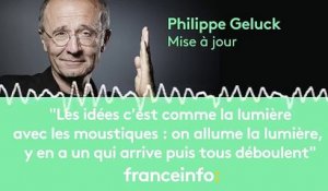 Philippe Geluck :"Les idées c'est comme la lumière avec les moustiques..."
