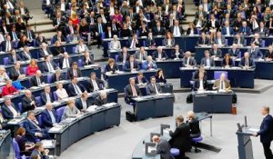 L'AFD au Bundestag, première polémique