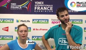 Yonex IFB 2017 : Interview d'Audrey Fontaine et Ronan Labar - 1/8e