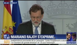 Catalogne: Rajoy dénonce "le vol d'une partie du territoire aux Espagnols"