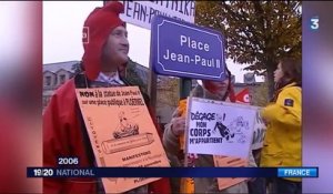 Morbihan : une commune forcée de retirer une croix d'une statue de Jean Paul II