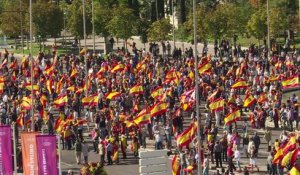 Espagne: des milliers de personnes réunies pour l'unité à Madrid