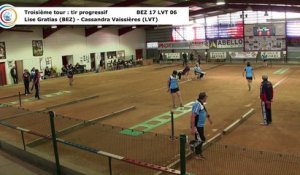 Troisième tour, tir progressif, Club Elite Féminin, J3, Béziers contre Le Vernet, octobre 2017