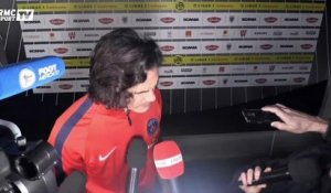 Cavani : "Nous sommes venus ici pour faire un gros match et prendre les 3 points"