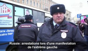 Russie:arrestations lors d'une manifestation de l'extrême gauche