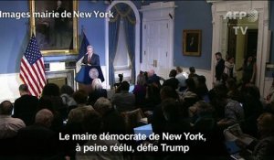 A peine réélu, le maire démocrate de New York défie Trump