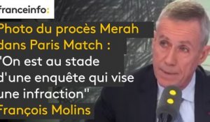 Photo du procès #Merah dans Paris Match "On est au stade d'une enquête qui vise une infraction" explique François Molins "pour essayer de déterminer qui a pris ces clichés"