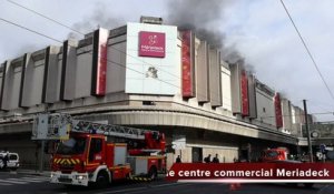 Bordeaux : incendie dans le parking du centre commercial de Mériadeck