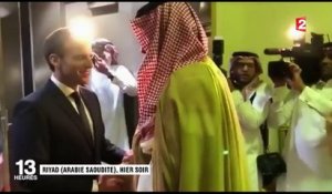 Emmanuel Macron en visite surprise à Riyad