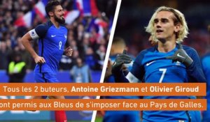 Foot - Bleus : Griezmman-Giroud, heureux en bleu