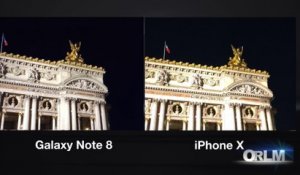 ORLM-275 : 9P-Photo, iPhone X vs Galaxy Note 8, avantage à Samsung