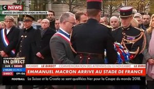 EN DIRECT - 13 Novembre: Emmanuel Macron était à 9h au Stade de France