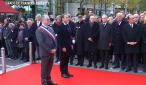 Commémorations du 13-Novembre: Les images de l'hommage de Macron au Stade de France