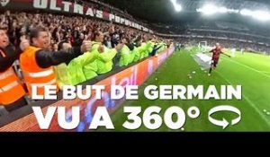 Nice - ASSE : Le 2e but de Germain à 360°