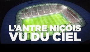 OGC Nice – St Etienne : vol en drone au-dessus de l’Allianz Riviera