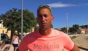 Nicolas Jarossay, sportif martégal participe au nettoyage de Carro