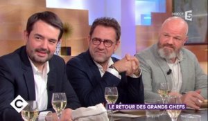 Le jury de Top Chef et Mélanie Thierry au dîner - C à Vous - 23/01/2018