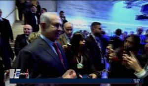Forum économique de Davos : Benyamin Netanyahou a rencontré Angela Merkel et Emmanuel Macron
