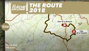 Parcours - La Flèche Wallonne 2018