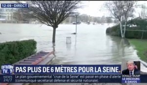 À Paris, la Seine ne devrait pas finalement pas dépasser les 6 mètres ce week-end