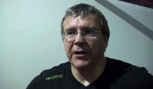 Réaction de l'entraineur du IOPV après le match contre le ASPTT Mulhouse handball