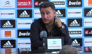 Christophe Galtier le coach stéphanois en conf de presse