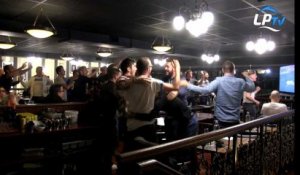 L'explosion de joie au Gold Eagles sur le but de Sanson !