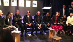 François Hollande à Molenbeek pour visiter une exposition sur le "vivre ensemble"