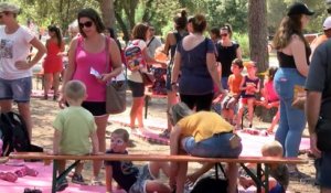 Plus de 1500 enfants participaient à cette grande fête au parc de Figuerolles.