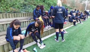 Equipe de France Féminine : échauffement avec les Bleues